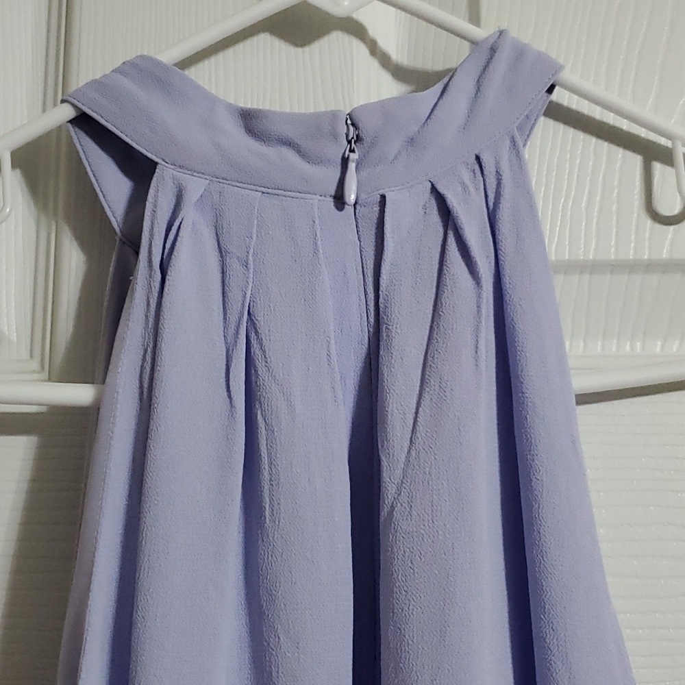 Forever 21 Lilac Mini High Neck Halter Double Lined  Women's Dress Size Small - Picture 4 of 10